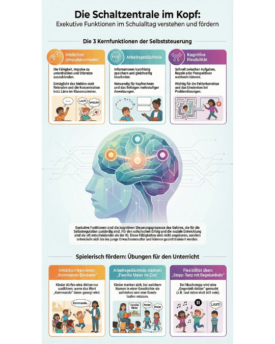 Exekutive Funktionen Infografik